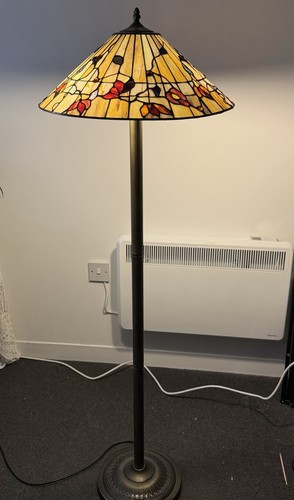 Tiffany style floor lamp with - floor,
