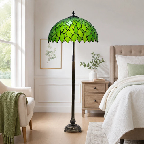Vintage green leaf tiffany - leaf,