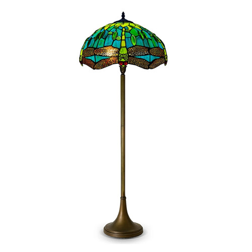 Green tiffany floor - green,