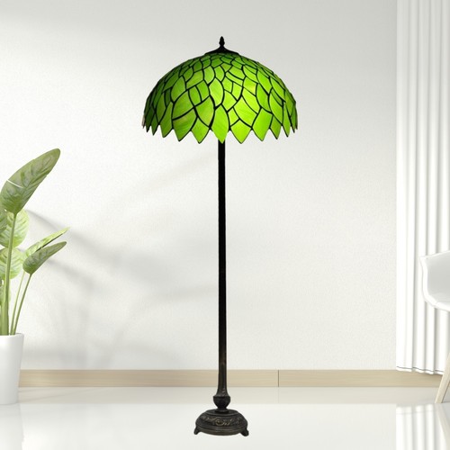 Tiffany style green floor - green,