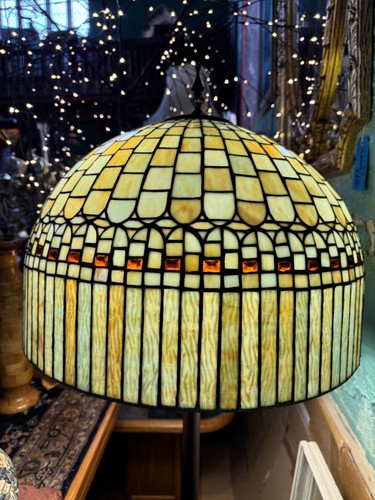 Tiffany floor lamp cream - tiffany, x