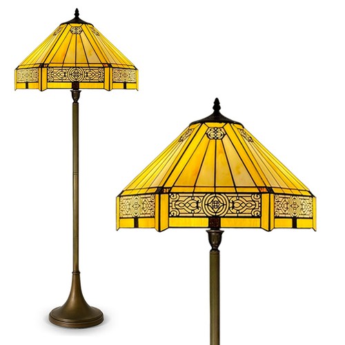 Tiffany style floor - floor, lamp