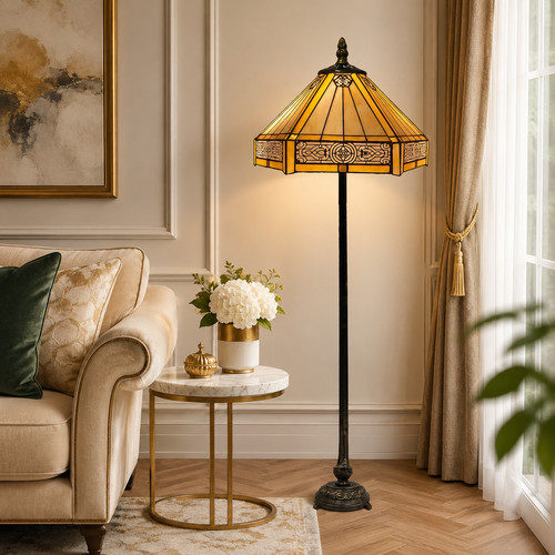 Tiffany style floor - tiffany,