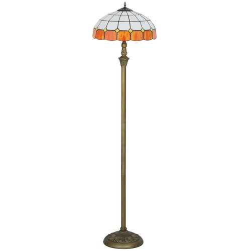 Tiffany style floor lamp with - tiffany-style,