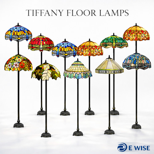 Tiffany style floor lamp - floor,