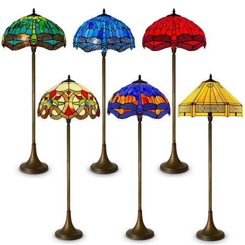 Tiffany floor lamps stained - tiffany,
