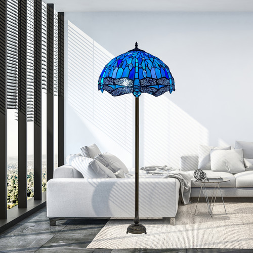 Tiffany style floor lamp - floor,