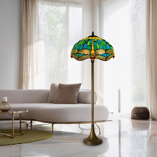 Green tiffany style stained - green,