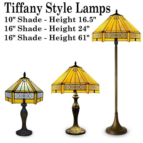 Tiffany floor lamps stained - lamps,