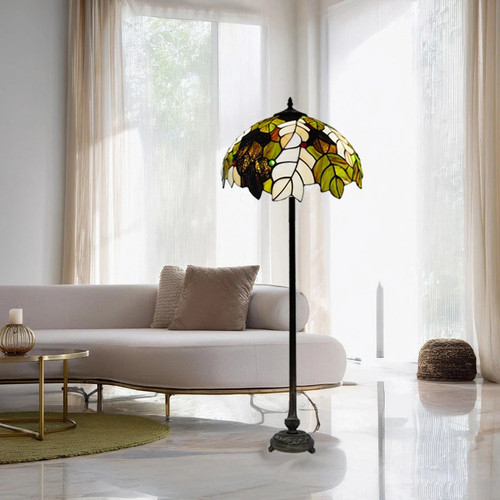 Tiffany floor lamps stained - tiffany,