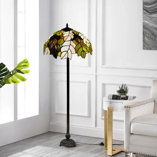 Tiffany style leaves - style, floor