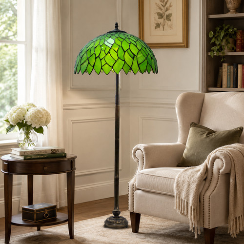 Beautiful tiffany style green - beautiful,