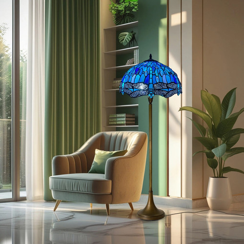 Tiffany style floor lamp - floor,