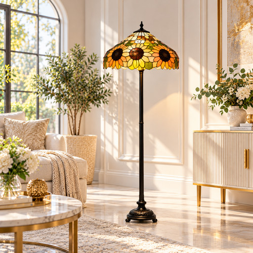 Tiffany style floor - tiffany,