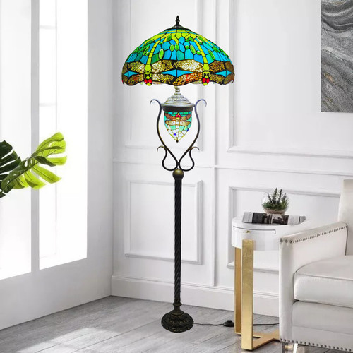 Tiffany style floor lamp - ",