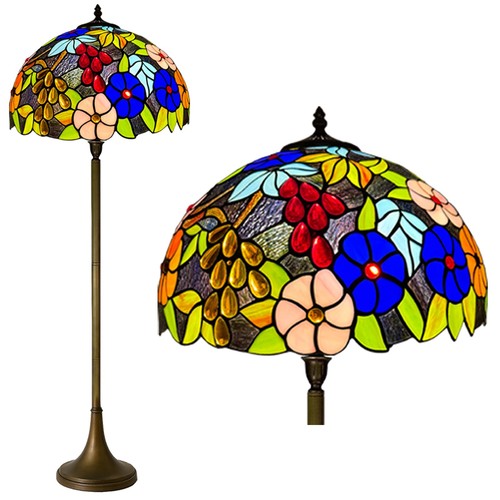 Large tiffany floor - floor, lamp