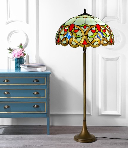 Large multicolor tiffany style - multicolor,